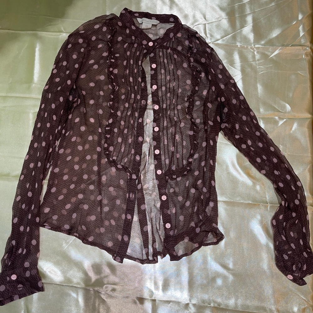 Womans button down cute shirt